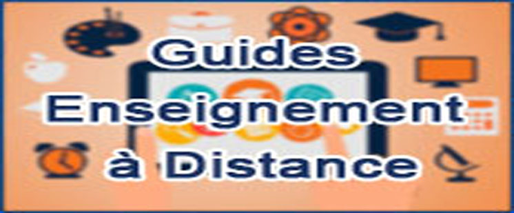 Guides d'enseignement a distance