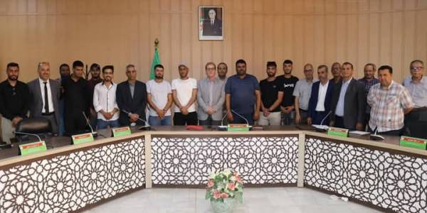 Réunion de coordination entre le recteur de l'Université de Biskra et les  organisations étudiantes