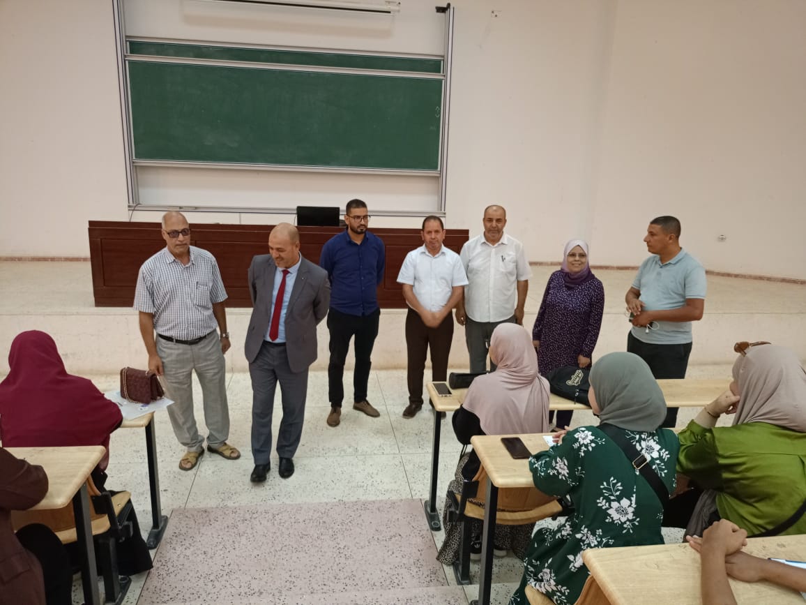 زيارة السيد مدير الجامعة  التفقدية للكلية