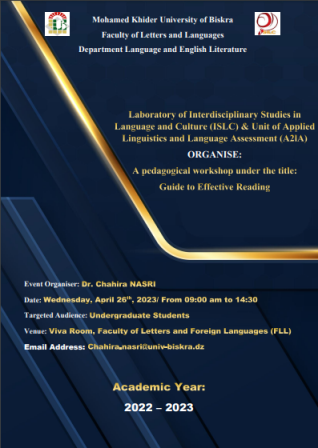 work shop under the title