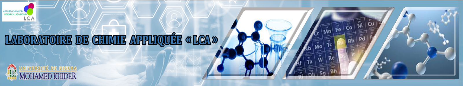 Laboratoire de Chimie Appliquée ,Université Mohamed Khider Biskra