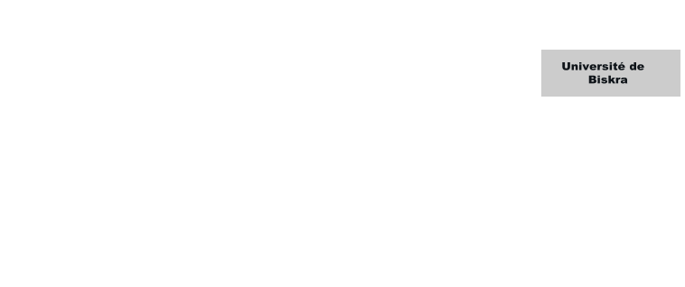 Universit de  Biskra
