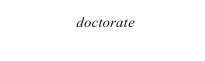 doctorat e